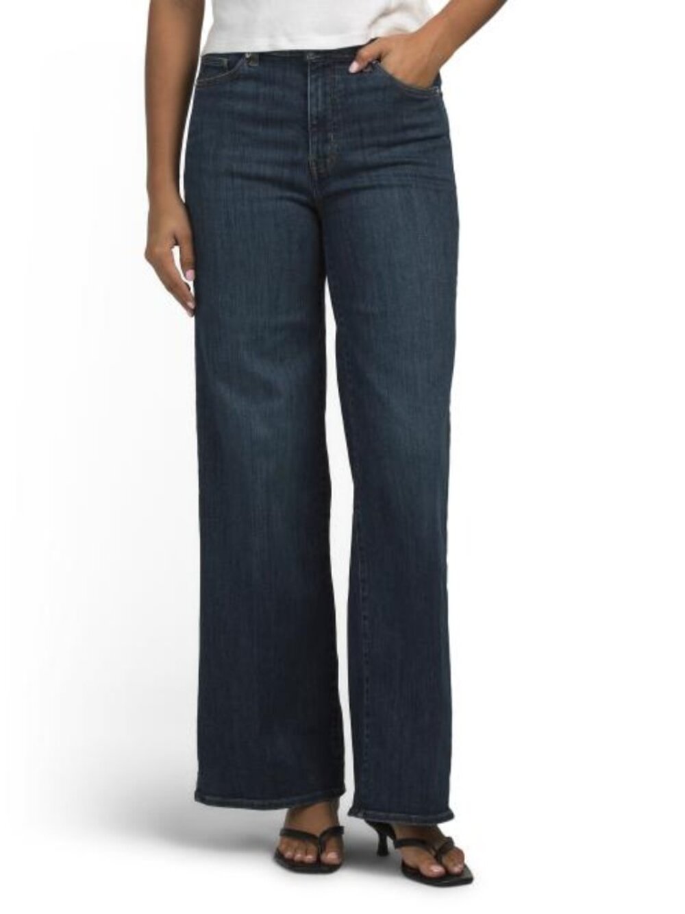 FRAME The High Rise Wide Leg Jeans